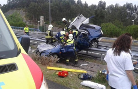 ep heridos cuatro jovenesun accidentela a-8