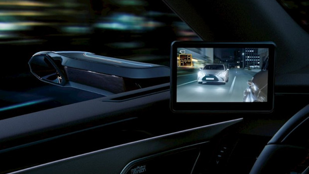 ep imagen del retrovisor digital de lexus