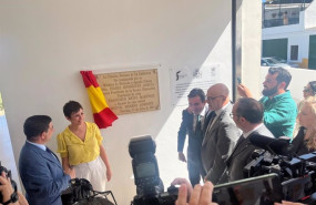 ep isabel rodriguez durante la inauguracion de la cisterna de la calderona jaen