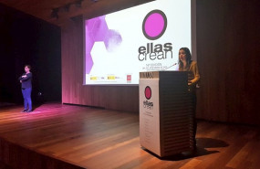 ep la ministra de igualdad irene montero en el acto de presentacion del festival ellas crean