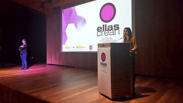 ep la ministra de igualdad irene montero en el acto de presentacion del festival ellas crean