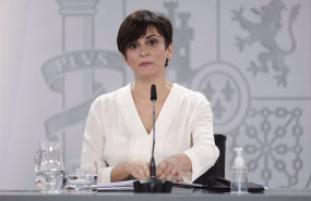 ep la ministra portavoz y de politica territorial isabel rodriguez en una rueda de prensa posterior
