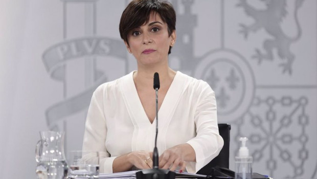 ep la ministra portavoz y de politica territorial isabel rodriguez en una rueda de prensa posterior