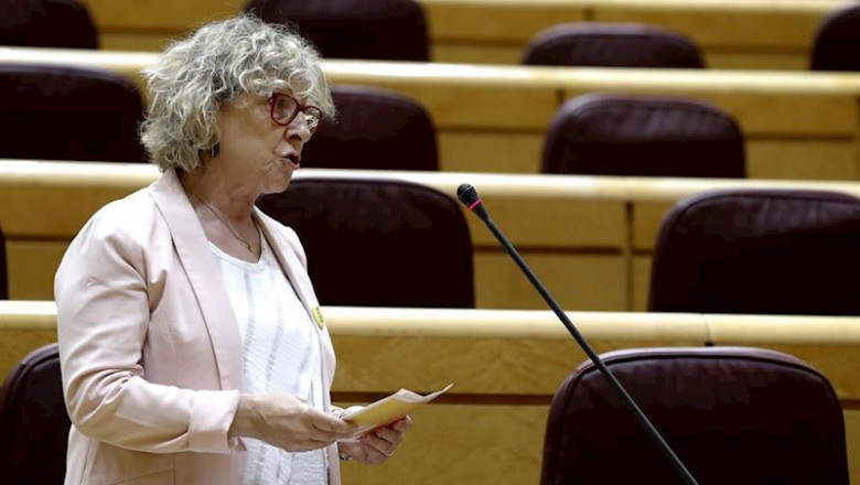 ep la portavoz de erc en el senado mirella cortes