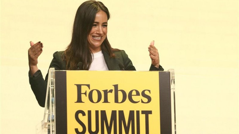 ep la vicealcaldesa de madrid begona villacis durante su intervencion en el forbes summit women 2019