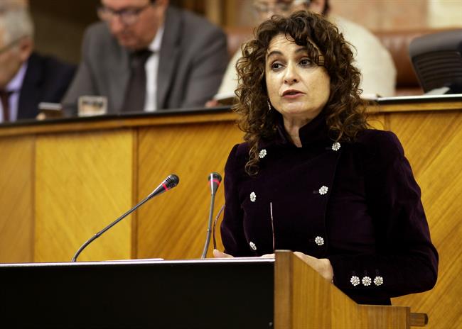 María Jesús Montero ante el Pleno | EUROPA PRESS/PARLAMENTO ANDALUZ/Archivo ep maria jesus monteropleno