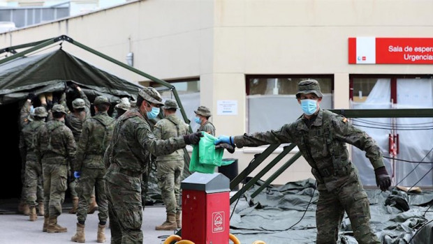 ep militares en labores de lucha contra el coronavirus