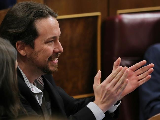 Pablo Iglesias en la sesión de control al Gobierno en el Congreso | EUROPA PRESS ep pablo iglesiasla sesioncontrolgobiernocongreso 20170403135903