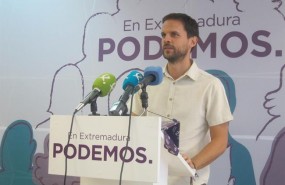 ep portavozgrupo parlamentario podemos alvaro jaen en ruedaprensa