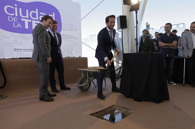 Primera piedra de la Ciudad de la Tele de Tres Cantos | SECUOYA ep primera piedrala ciudadla teletres cantos