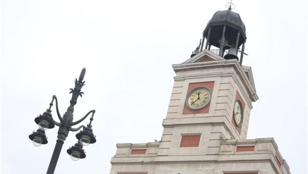 ep reloj de la real casa de correos sede del gobierno de la comunidad de madrid