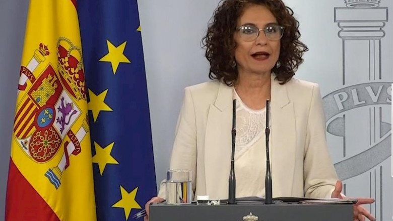 La ministra de Hacienda y portavoz del Gobierno, María Jesús Montero | MONCLOA ep rueda de prensa telematica de la ministra de hacienda y portavoz del gobierno maria jesus montero 20200524155503