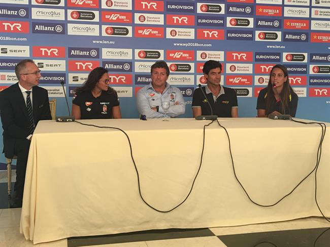 Rueda de prensa de la LEN previa a los Europeos de waterpolo de Barcelona | EUROPA PRESS ep ruedaprensala len previalos europeoswaterpolobarcelona