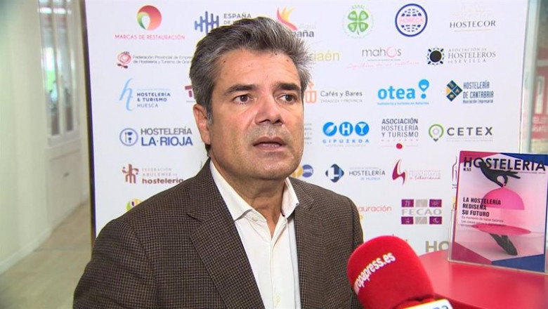 Secretario general de Hostelería de España, Emilio Gallego | EUROPA PRESS ep secretario general de hosteleria de espana emilio gallego