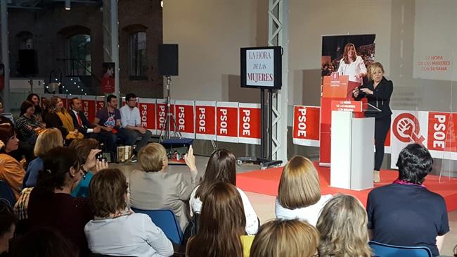 Susana Díaz en un acto de apoyo con mujeres socialistas | EUROPA PRESS ep susana diazun actoapoyomujeres socialistas