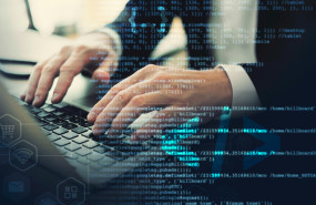 concepto de collage html y css con persona 