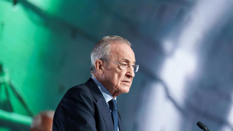 ep archivo   el presidente de acs florentino perez durante la junta de accionistas de la