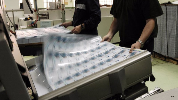 ep archivo   fabricacion de billetes de euro en la fabrica nacional de moneda y timbre