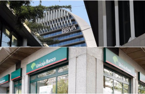 ep archivo   logo de bbva y de unicaja banco