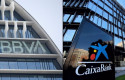 ep archivo   sedes de bbva y de caixabank en madrid