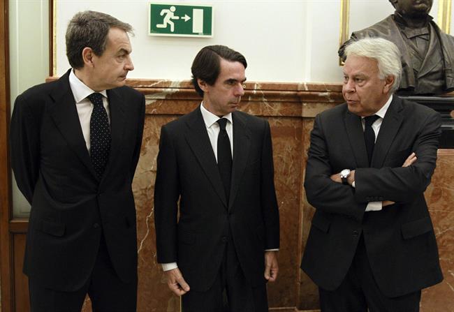 Aznar, Felipe González y Zapatero | POOL ep aznar felipe gonzalezzapatero