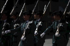 ep desfile por el acto de reconocimiento de la mujer guardia civil en la direccion general de la
