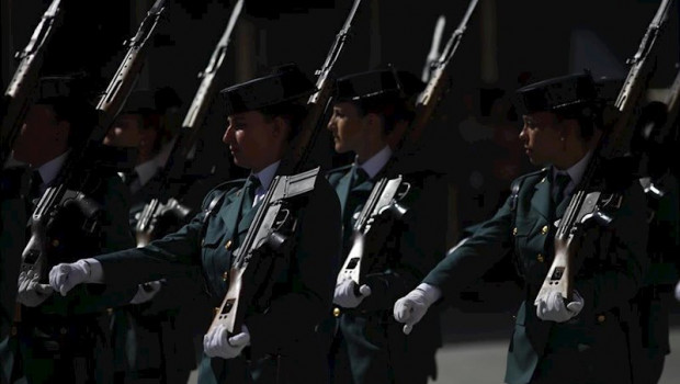 ep desfile por el acto de reconocimiento de la mujer guardia civil en la direccion general de la