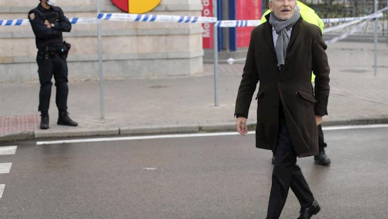 ep el ministro del interior fernando grande-marlaska a su llegada a ifema para interesarse por el