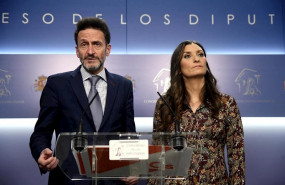 ep el portavoz adjunto de ciudadanos en el congreso edmundo bal y la portavoz de igualdad sara