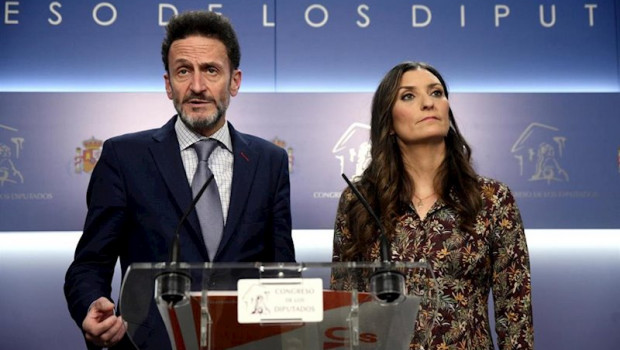 ep el portavoz adjunto de ciudadanos en el congreso edmundo bal y la portavoz de igualdad sara