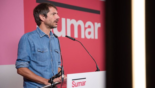 ep el portavoz de sumar ernest urtasun este lunes en rueda de prensa