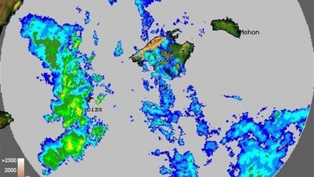 ep el radar de la aemet refleja las lluvias en el mediterraneo este 27 de agosto de 2019