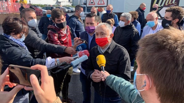 El secretario general de UGT, Pepe Álvarez, atiende este viernes a los medios en Asturias. | UGT ep el secretario general de ugt pepe alvarez atiende este viernes a los medios en asturias