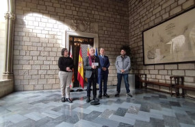 ep el secretario general de ugt pepe alvarez en el ayuntamiento de barcelona