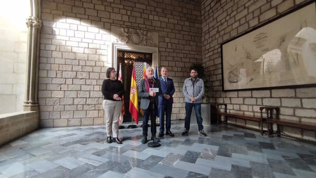 ep el secretario general de ugt pepe alvarez en el ayuntamiento de barcelona
