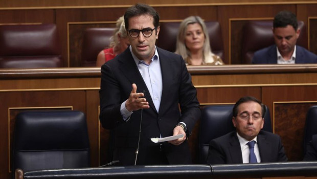 ep el vicepresidente primero y ministro de economia comercio y empresa carlos cuerpo interviene este