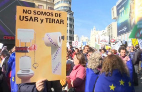 ep empleados publicos temporales de toda espana se han manifestado este sabado en madrid