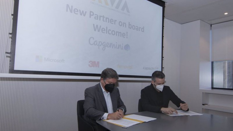 Firma del acuerdo entre Capgemini y Ferrovial | FERROVIAL ep firma del acuerdo entre capgemini y ferrovial