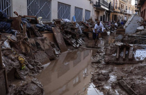 ep imagen de una calle de paiporta tras la dana que ha afectado a distintas localidades de la