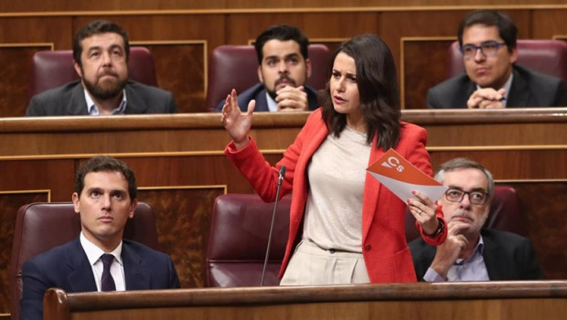 ep la portavoz parlamentaria de ciudadanos ines arrimadas realiza sus preguntas a la ministra de
