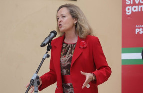 ep la vicepresidenta y ministra de economia nadia calvino este miercoles en malaga antes de la