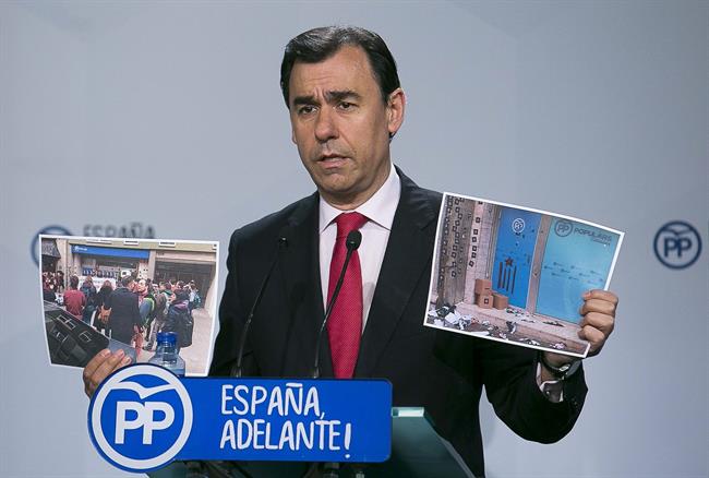 Maillo tacha de "salvajada" el asalto a la sede del PPC | PP ep maillo tacha de salvajada asaltola sedeppc