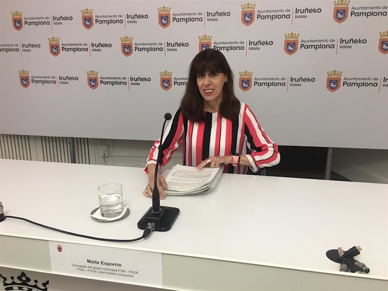 ep maite esporrin portavoz del grupo municipal del psn