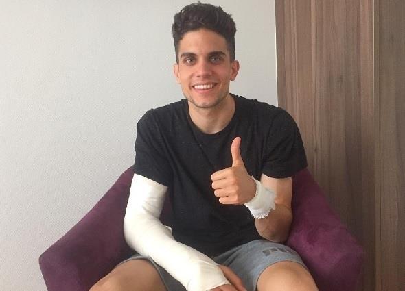 Marc Bartra, tras su operación | INSTAGRAM ep marc bartra trasoperacion