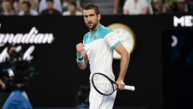Marin Cilic celebra un punto | BEN SOLOMON/TENNIS AUSTRALIA ep marin cilic celebrapunto