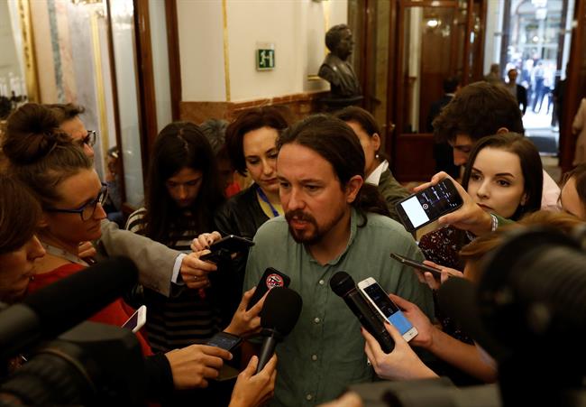 Pablo Iglesias, secretario general de Podemos | EUROPA PRESS ep pablo iglesias secretario generalpodemos 20171130124503