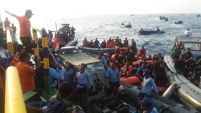 Personal de rescate en las labores de búsqueda del avión de Lion Air | BASARNAS ep personalrescatelas laboresbusquedaavionlion air