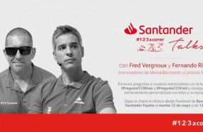 ep santander talks 123acorrer reune a fred vergnoux y fernando rivas entrenadores de mireia belmonte
