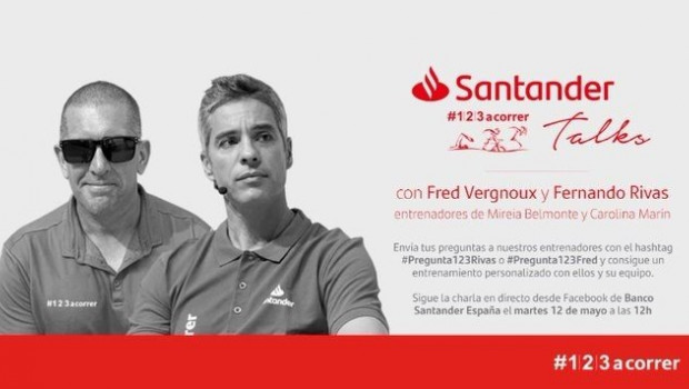 ep santander talks 123acorrer reune a fred vergnoux y fernando rivas entrenadores de mireia belmonte