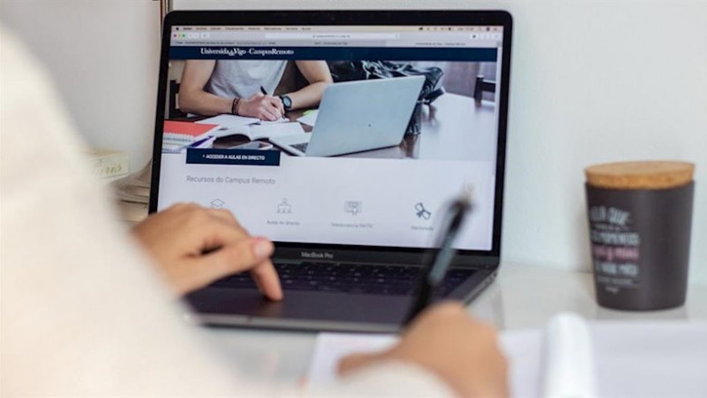 ep una estudiante en una imagen de archivo